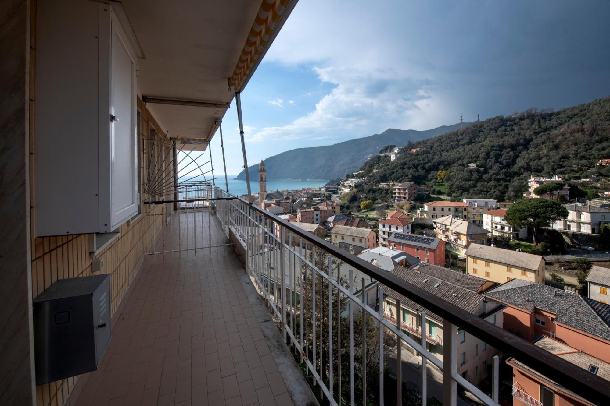 239 - Casa Del Sole Vista Mare Moneglia - 5Minuti A Piedi Dal Mare - Parcheggio Privato 아파트 외부 사진