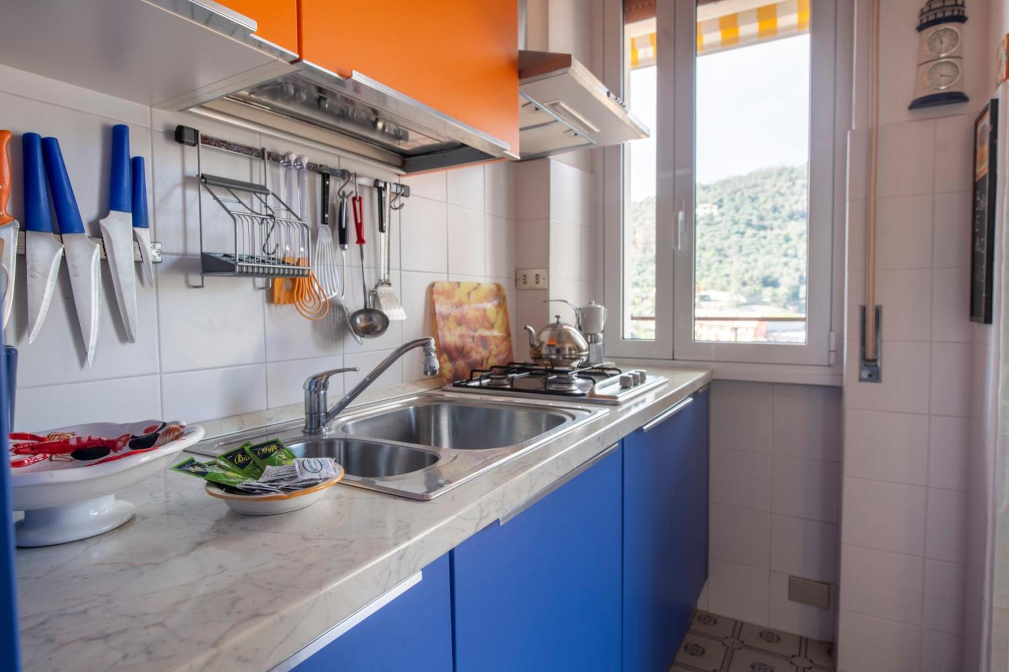 239 - Casa Del Sole Vista Mare Moneglia - 5Minuti A Piedi Dal Mare - Parcheggio Privato 아파트 외부 사진