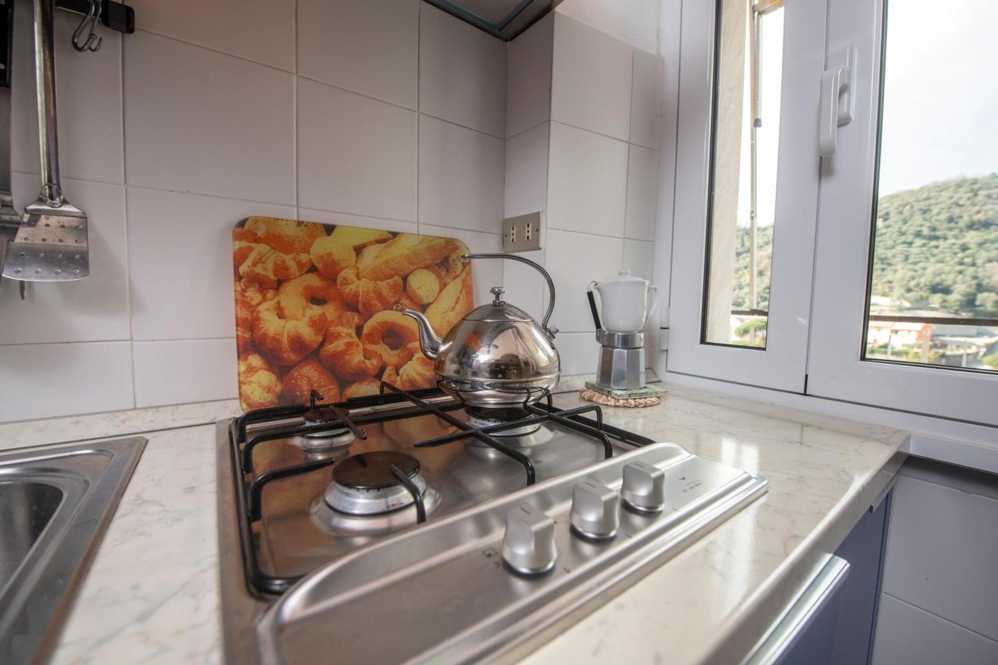 239 - Casa Del Sole Vista Mare Moneglia - 5Minuti A Piedi Dal Mare - Parcheggio Privato 아파트 외부 사진