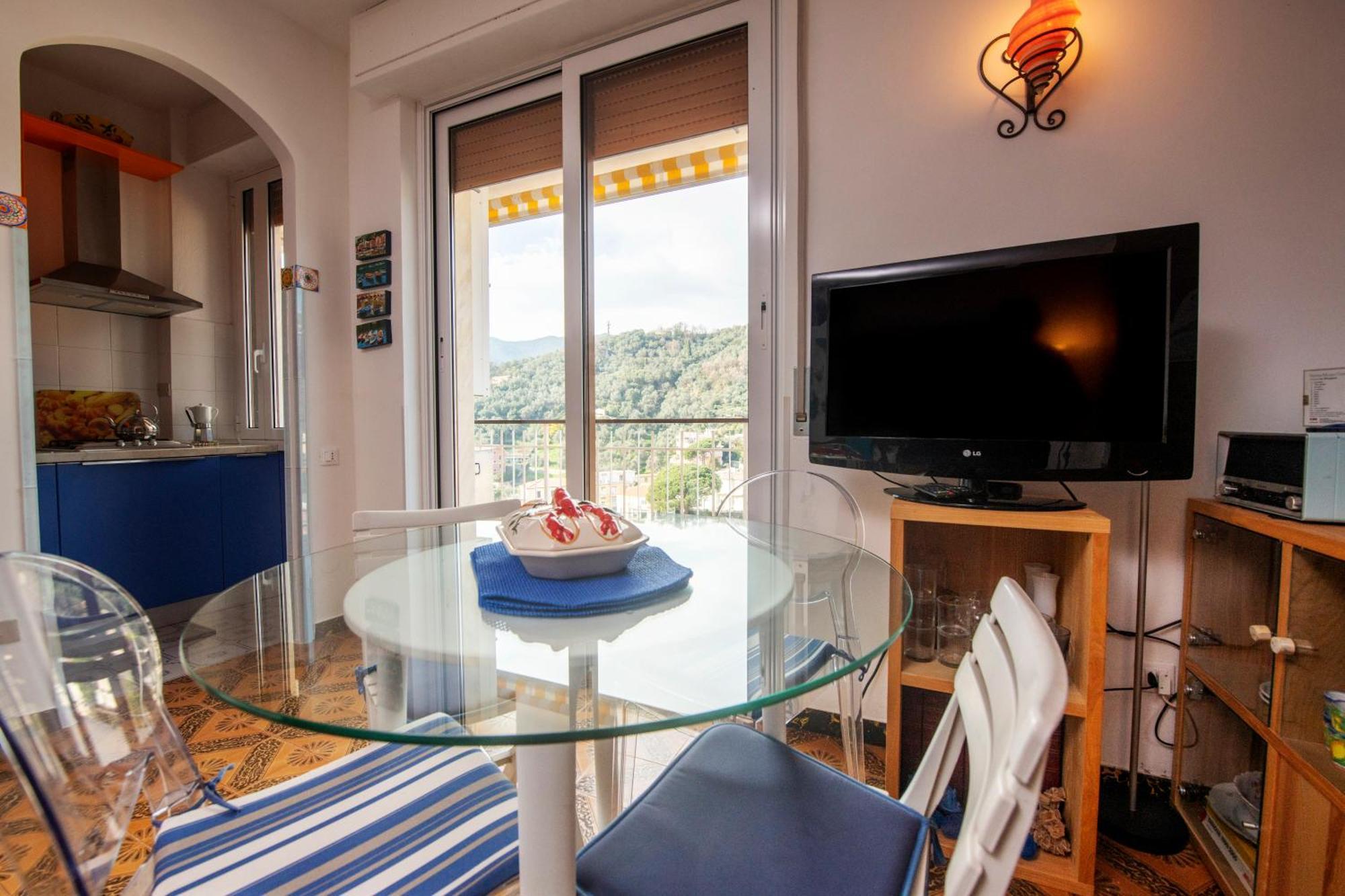 239 - Casa Del Sole Vista Mare Moneglia - 5Minuti A Piedi Dal Mare - Parcheggio Privato 아파트 외부 사진