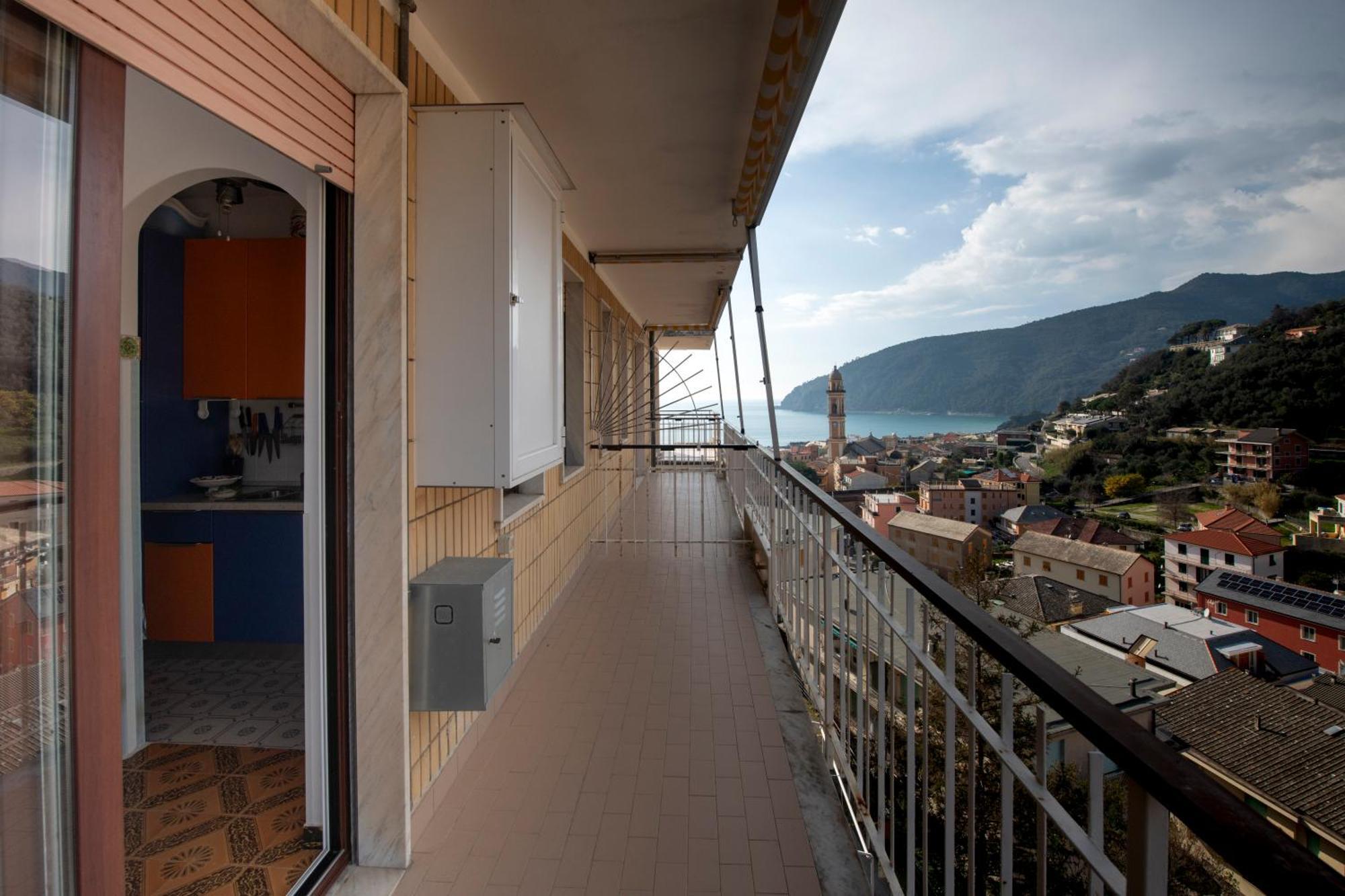 239 - Casa Del Sole Vista Mare Moneglia - 5Minuti A Piedi Dal Mare - Parcheggio Privato 아파트 외부 사진